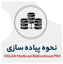 نحوه پیاده سازیVXLAN Multicast Bidirectional PIM